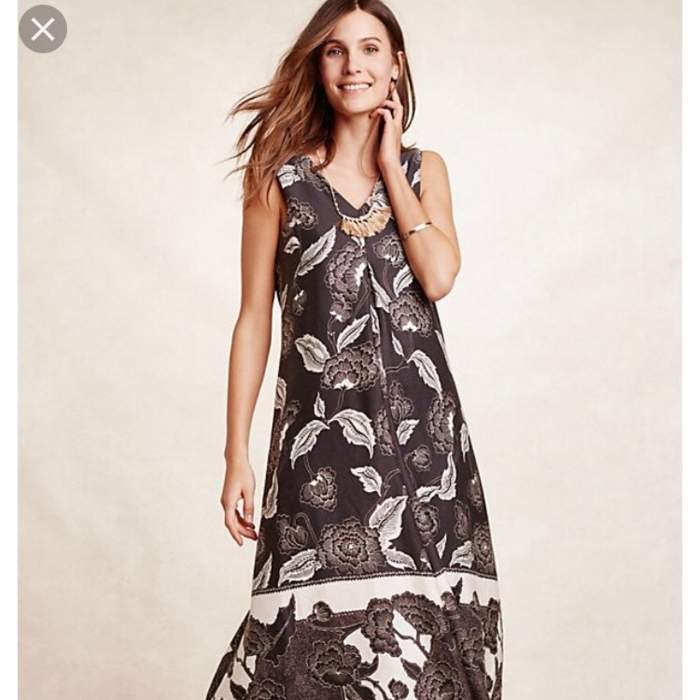 Anthropologie Floreat Maxi Dress
